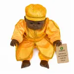 Muñeco Orisha Oshún Gateador de Gala Artesanal | Zensara Metepec
