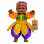 Muñeco Orisha Oyá Gateador de Gala Artesanal | Zensara Metepec