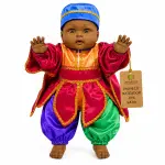Muñeco Orisha Oyá Gateador de Satín Artesanal | Zensara Metepec