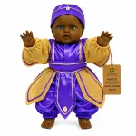 Muñeco San Lázaro Gateador de Satín Artesanal | Zensara Metepec