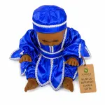 Muñeco Orisha Yemayá Gateador de Satín Artesanal | Zensara Metepec