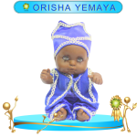MUÑECO MINI ORISHA YEMAYA EN ZENSARA