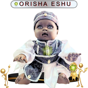 MUÑECO GATEADOR ORISHA ESHU DE GALA EN ZENSARA