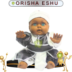 MUÑECO GATEADOR ORISHA ESHU DE SATÍN EN ZENSARA