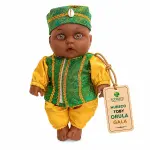 Muñeco Toby Orula de Gala Verde y Amarillo | Zensara Metepec