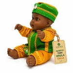 Muñeco Toby Orula de Gala Verde y Amarillo | Zensara Metepec
