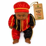 Muñeco Toby Eleguá de Satín Rojo y Negro | Zensara Metepec