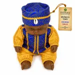 Muñeco Toby Ochosi de Gala Azul y Amarillo | Zensara Metepec