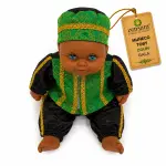 Muñeco Toby Ogún de Gala Verde y Negro | Zensara Metepec