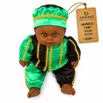 Muñeco Toby Ogún de Satín Verde y Negro | Zensara Metepec