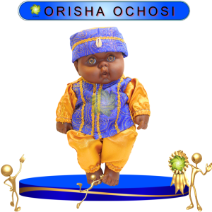 MUÑECO TOBY ORISHA OCHOSI DE GALA EN ZENSARA