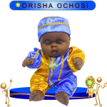 MUÑECO TOBY ORISHA OCHOSI DE SATIN EN ZENSARA