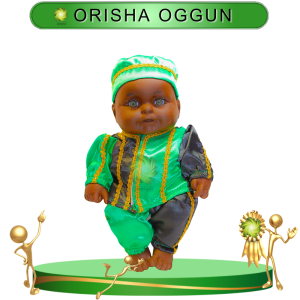 MUÑECO TOBY ORISHA OGGUN DE SATÍN EN ZENSARA