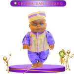 MUÑECO TOBY ORISHA SAN LAZARO DE SATÍN EN ZENSARA