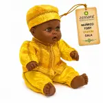 Muñeco Toby Oshún de Gala Amarillo y Dorado | Zensara Metepec