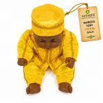 Muñeco Toby Oshún de Gala Amarillo y Dorado | Zensara Metepec