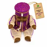 Muñeco Toby San Lázaro de Gala Morado y Blanco | Zensara Metepec