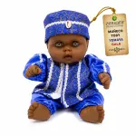 Muñeco Toby Yemayá de Gala Azul y Blanco | Zensara Metepec