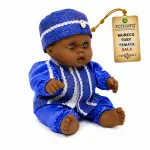 Muñeco Toby Yemayá de Gala Azul y Blanco | Zensara Metepec