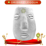 OTA ORISHA ELEGGUA CON NARIZ EN ZENSARA