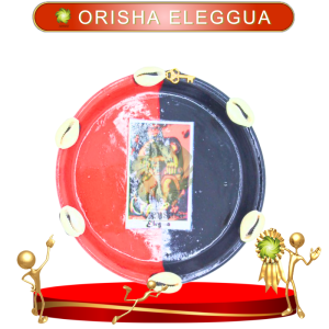 PLATO ORISHA ELEGGUA DE 20 cm EN ZENSARA