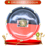 PLATO ORISHA ELEGGUA DE 30 CM EN ZENSARA