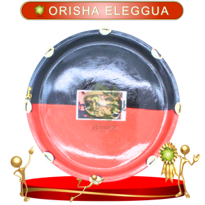 PLATO ORISHA ELEGGUA DE 30 CM EN ZENSARA