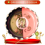 PLATO ORISHA ELEGGUA DE 25 CM EN ZENSARA