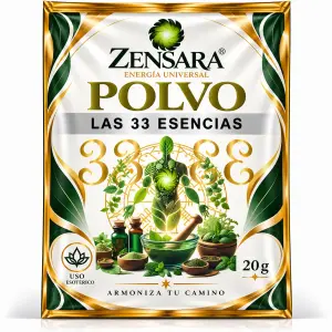 Polvo Esotérico Las 33 Esencias 20g | ZENSARA Metepec