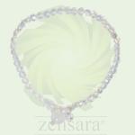 PULSERA ORISHA OBATALA BOLA BLANCA DE 1 HILO EN ZENSARA