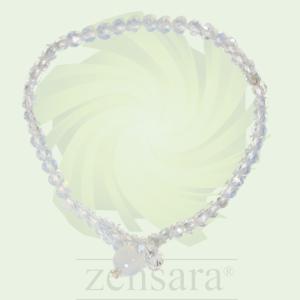 PULSERA ORISHA OBATALA BOLA BLANCA DE 1 HILO EN ZENSARA