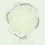 PULSERA ORISHA OBATALA BOTÓN GALA DE 1 HILO EN ZENSARA