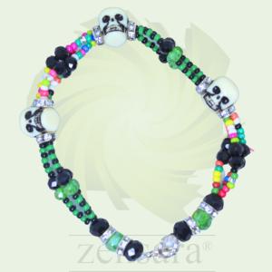 PULSERA ORISHA OGUN CAMINO DE MUERTO 3 HILOS EN ZENSARA