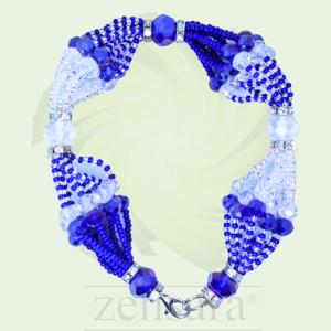 PULSERA ORISHA YEMAYA SANTO DE 6 HILOS EN ZENSARA