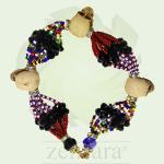 PULSERA ORISHA SAN LAZARO CAMINO DE MUERTO 10 HILOS EN ZENSARA