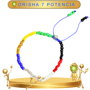 PULSERA ORISHA 7 POTENCIAS AJUSTABLE EN ZENSARA