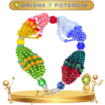 PULSERA ORISHA 7 POTENCIAS DE 18 HILOS EN ZENSARA