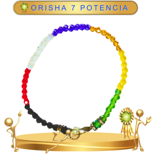 PULSERA ORISHA 7 POTENCIAS DE CRISTAL EN ZENSARA