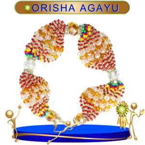 PULSERA ORISHA AGAYU DE 18 HILOS EN ZENSARA
