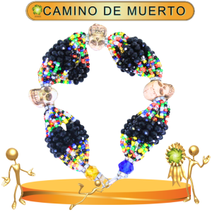 PULSERA ORISHA CAMINO DE MUERTO DE 10 HILOS EN ZENSARA