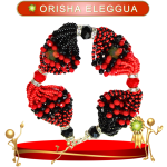 PULSERA ORISHA ELEGGUA DE 18 HILOS EN ZENSARA