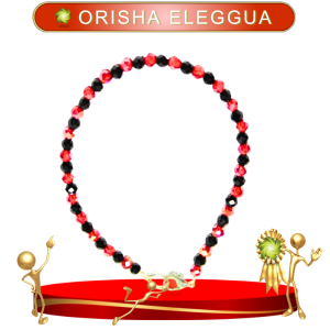 PULSERA ORISHA ELEGGUA DE CRISTAL EN ZENSARA