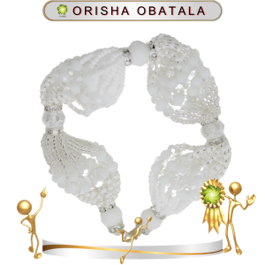 PULSERA ORISHA OBATALA DE 18 HILO EN ZENSARA