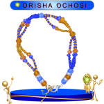 PULSERA ORISHA OCHOSI DE 3 HILOS EN ZENSARA