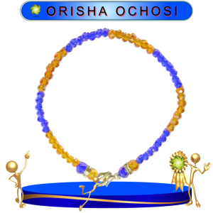 PULSERA ORISHA OCHOSI DE CRISTAL EN ZENSARA