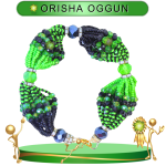 PULSERA ORISHA OGGUNDE 18 HILOS EN ZENSARA