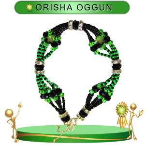 PULSERA ORISHA OGGUN DE 6 HILOS EN ZENSARA