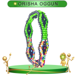 PULSERA EXCLUSIVA ORISHA OGGUN PANZA DE VÍBORA CON CAMINO DE MUERTO EN ZENSARA