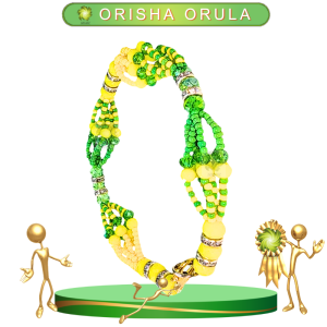 PULSERA ORISHA ORULA DE 3 HILOS EN ZENSARA