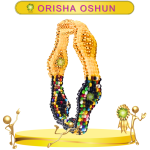 PULSERA EXCLUSIVA OSHUN DE PANZA DE VIBORA CON CAMINO DE MUERTO EN ZENSARA